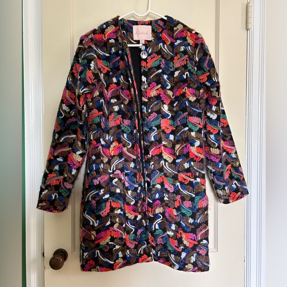 Anthropologie x Hutch Marion Embroidered Coat